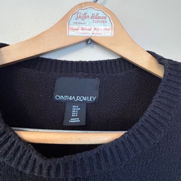 Cynthia Rowley Black Sweater - Picture 3 of 8